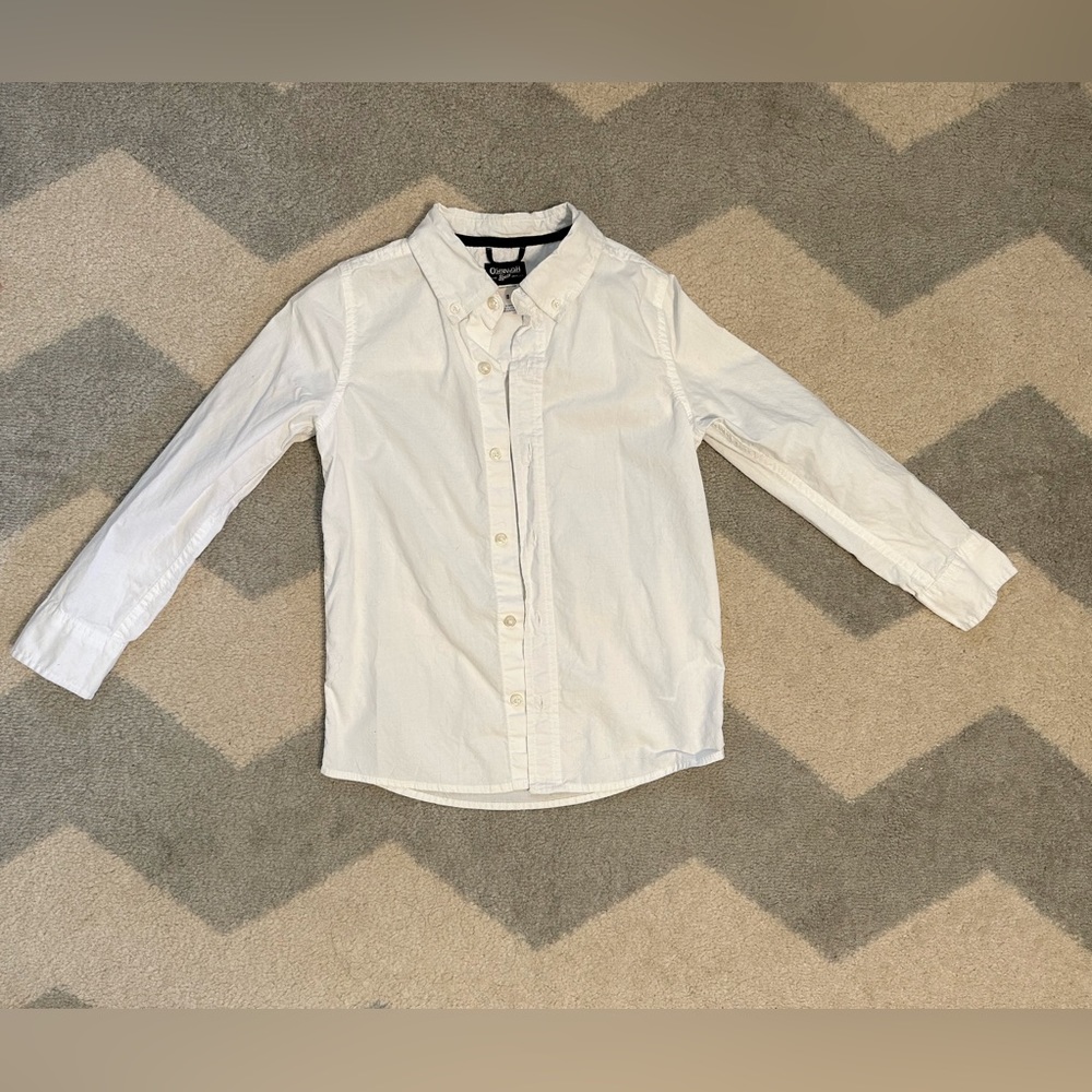 Osh Kosh Long Sleeve Button Down Shirt - Size 8